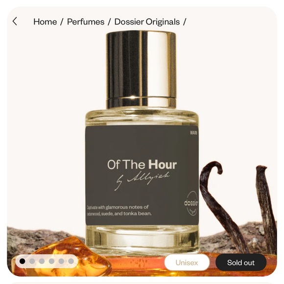 Dossier Of The Hour Aaliyahsface Perfume - Picture 1 of 6